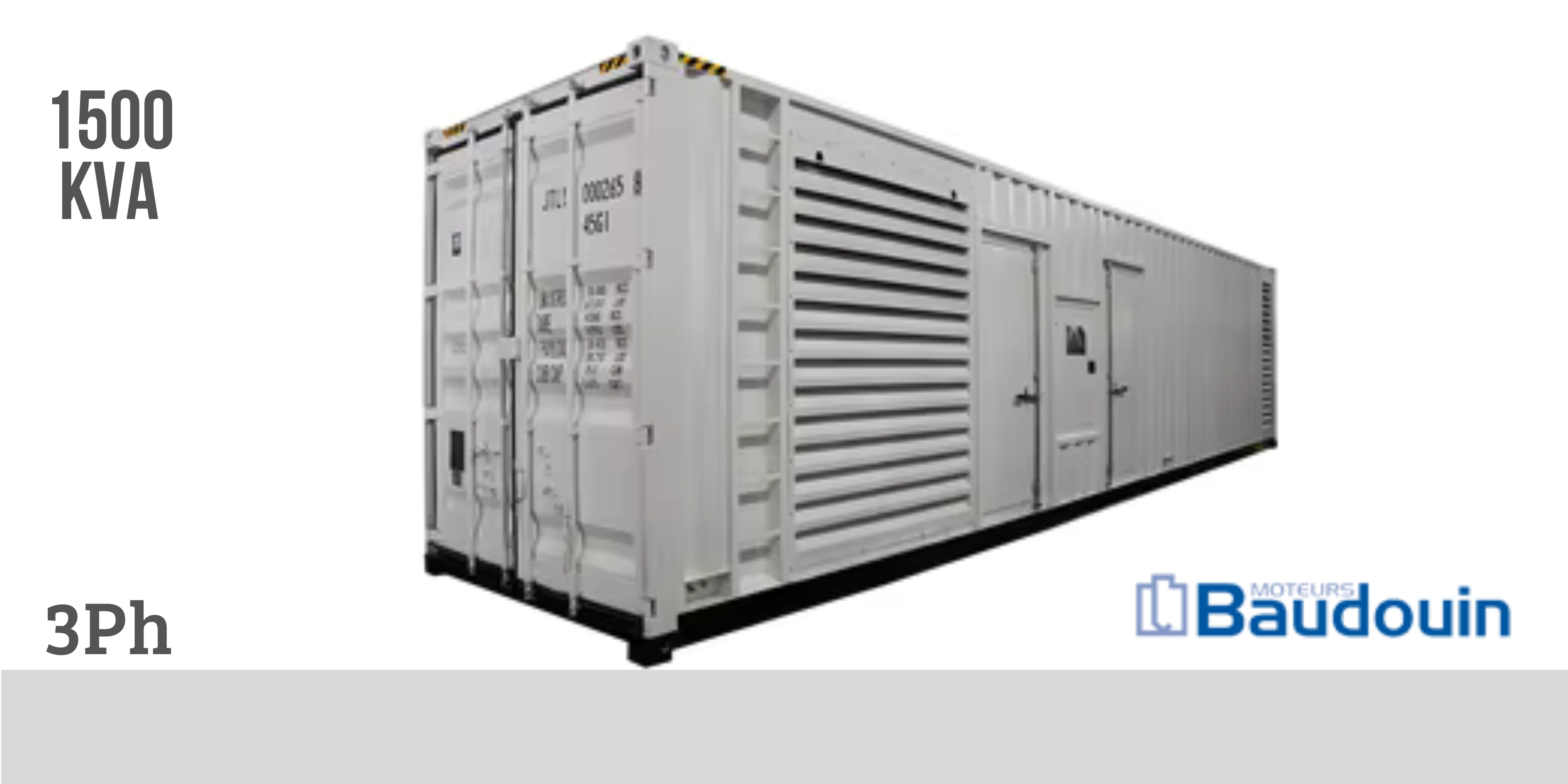 BAUDOUIN 1500kVA Generator